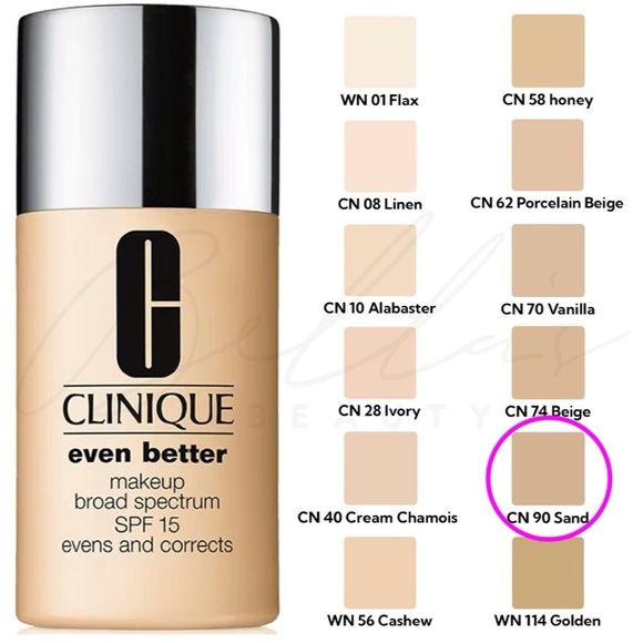 Clinique Even Better Makeup Foundation CN 90 Sand Medium Cool Neutral NIB 1oz - Picture 2 of 9
